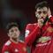 Bruno Fernandes menjadi bagian penting Manchester United saat ini. Didatangkan dengan harga 67,6 juta pound pada Januari 2020, ia mampu mendongkrak performa Setan Merah secara signifikan. Fernandes tercatat tampil sebanyak 106 kali dengan mencetak 47 gol dan 34 assist. (AFP/Nick Potts)