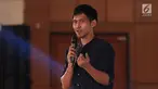 CEO Brodo, Yukka Harlanda memberikan materi tentang entrepreneurship selama acara EGTC 2018 di Graha Sanusi Hardjadinata, Universitas Padjajdaran, Bandung, Rabu (5/12). Yukka Harlanda berbagi inspirasi membuka bisnis. (Liputan6.com/Helmi Fithriansyah)