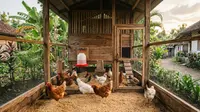 8 Ide Kandang Ayam dengan Tempat Minum Tidak Gampang Tumpah, Solusi Kandang Bersih dan Anti Bau