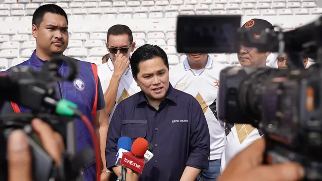 Ketua Umum PSSI, Erick Thohir temui pemain Timnas Indonesia U-17