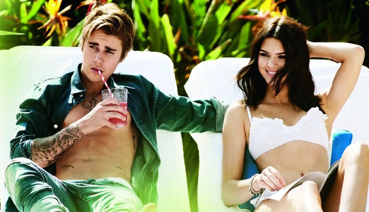 Justin Bieber digosipkan pacaran dengan kendall Jenenr pada tahun 2014. Meski demikian, Kendall mengatakan mereka hanya berteman. (obsev.com)