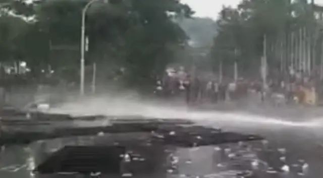 Demo Hari Buruh di Semarang Berakhir Ricuh