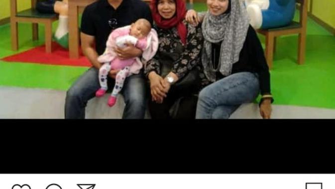 Nurhasanah Iskandar pengisi suara Doraemon (tengah). (Instagram @nurhasanahdora)