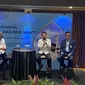 Dirjen Penyelenggaraan Haji dan Umrah, Hilman Latief berbicara dalam diskusi bertema Biaya Haji 2023 Naik? di Hotel Borobudur Jakarta, Selasa (24/1/2023). (Liputan6.com/M Radityo Priyasmoro)