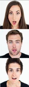 Ekspresi terkejut. | Foto: copyright scienceofpeople.com