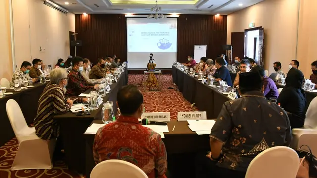 Rapat Koordinasi percepatan pembangunan pipa transmisi gas bumi ruas Cirebon-semarang (Cisem) tanggal 11 Agustus 2020 di Semarang