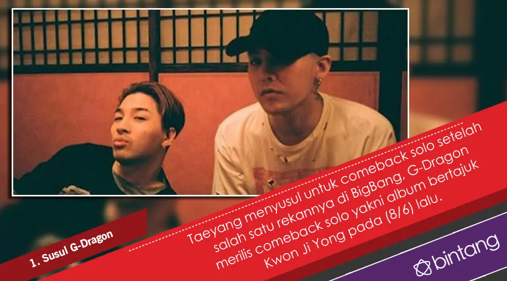 5 Fakta di Balik Comeback Solo Taeyang BigBang. (Foto: Instagram/__youngbae__, Desain: Nurman Abdul Hakim/Bintang.com)