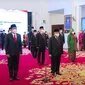 Jokowi melantik 17 Duta Besar (dubes) Duta Besar (dubes) Luar Biasa Berkuasa Penuh (LBBP) Republik Indonesia di Istana Negara Jakarta, Senin (25/10/2021). (Istimewa)