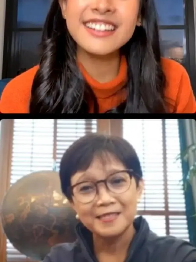 Maudy Ayunda dan Menteri Luar Negeri Retno Marsudi