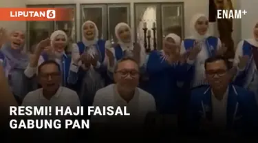 Ayah Fuji, Haji Faisal Resmi Bergabung dengan PAN
