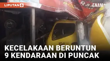 Kecelakaan Beruntun di Puncak Bogor Makan 14 Korban