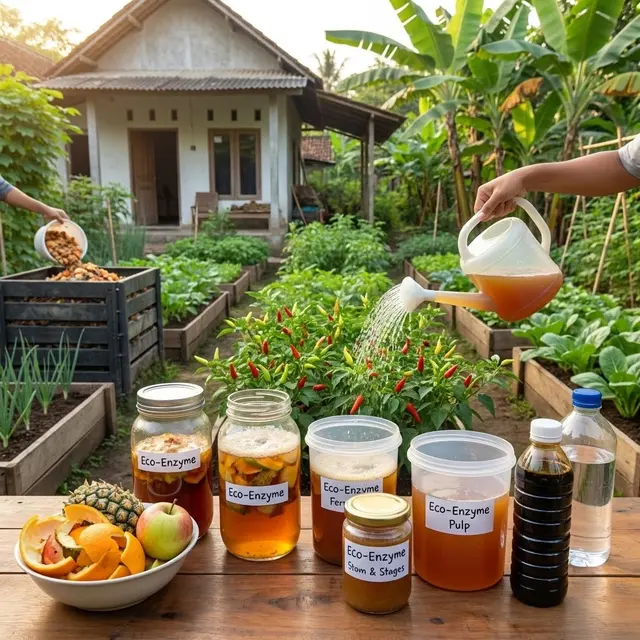 Ide Kebun Cabai Rawit dan Sayur Zero Waste Solusi Mandiri Pangan