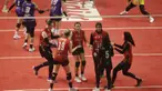 Tim putri Jakarta Popsivo Polwan melanjutkan tren positif dengan menyapu bersih 5 kemenangan dalam PLN Mobile Proliga 2024 yang telah memasuki seri ketiga putaran pertama. Dalam laga teranyar, Popsivo Polwan sukses menjinakkan tim pendatang baru, Livin' Mandiri 3-0 (25-19, 25-21, 25-21) di GOR PSCC, Palembang, Sumatera Selatan, Sabtu (11/5/2024) yang justru berbanding terbalik dengan belum sekalipun mencatat kemenangan dari 5 laga. (Dok. PBVSI)