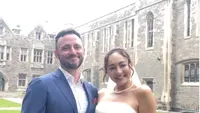 Foto pernikahan Dewi Rezer dengan kekasihnya Ethan Alarmk. (Foto: Instagram/dewirezer)