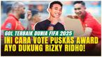 Rizky Ridho Masuk Nominasi FIFA Puskas Award 2025, Siap Bikin Dunia Terpesona!