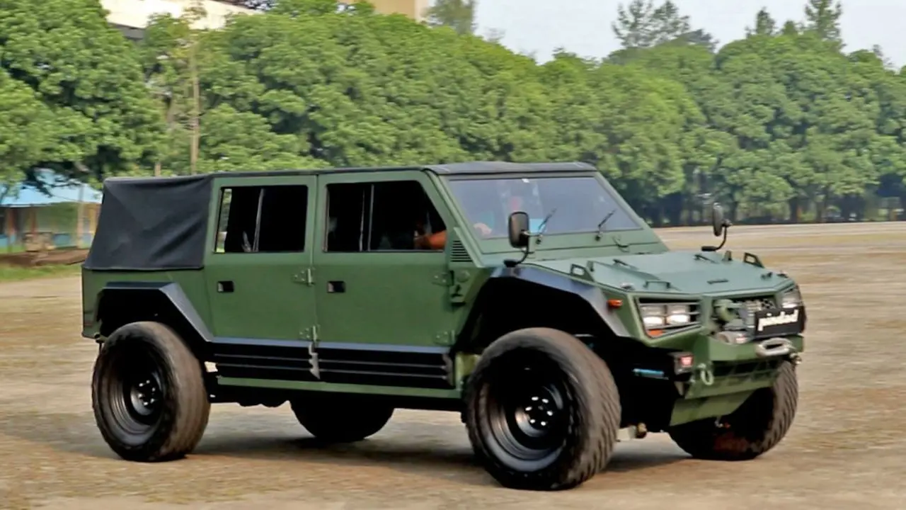 Maung, Kendaraan taktis 4x4 terbaru yang diproduksi PT Pindad (Persero). (Dok Pindad)