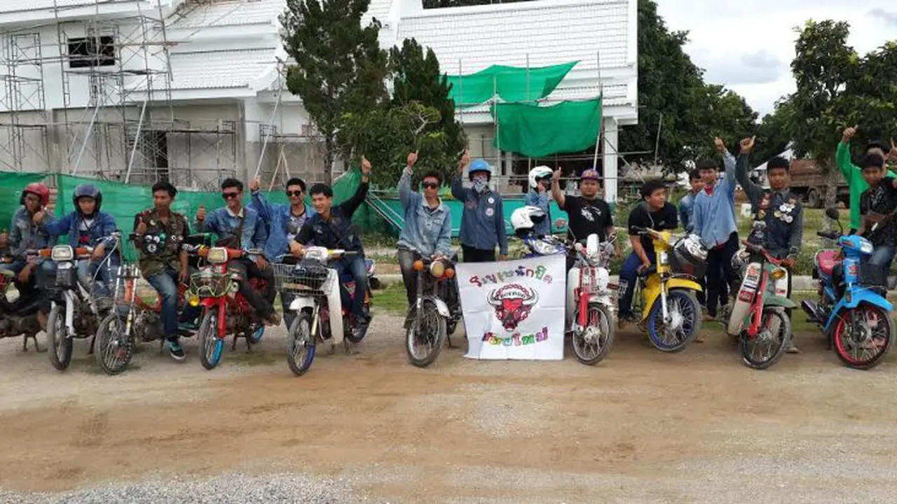 Klub Motor Jadul Juga Ngetren di Thailand