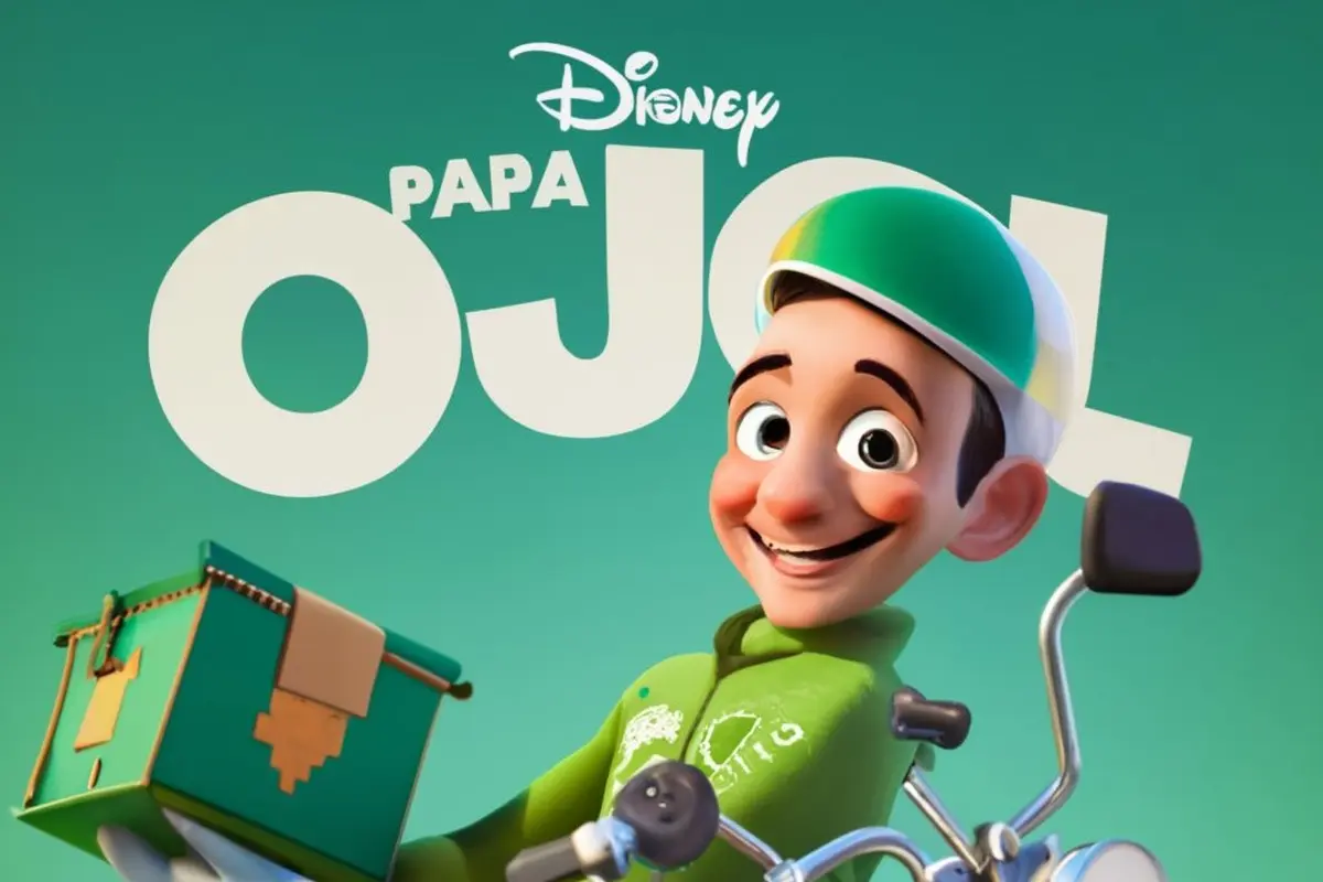 Poster Film ala Disney Pixar dengan AI