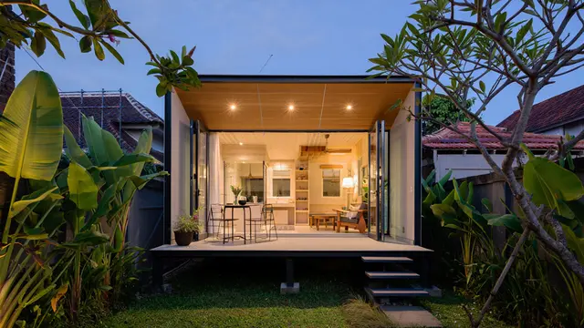 Gambar Rumah Sederhana 8x8 2025 Konsep Minimalis Modern/ Ilustrasi Gambar AI