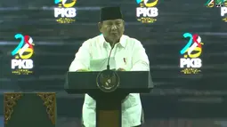 Momen Prabowo Sapa Bahlil di Harlah PKB: Katanya MBG 'Mas Bahlil Ganteng'