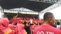 Relawan GO-TRI Deklarasi Dukung Tri Adhianto-Harris Bobihoe di Pilkada Kota Bekasi