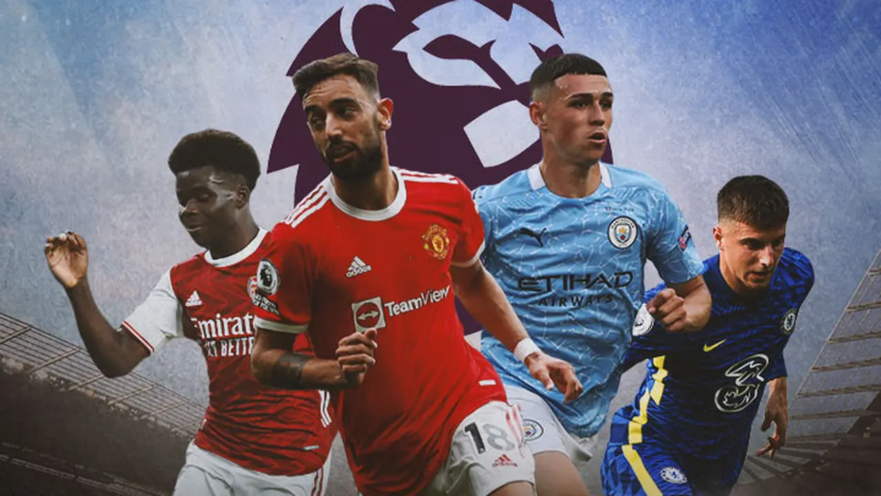 Premier League - Bukayo Saka, Bruno Fernandes, Phil Foden, Mason Mount