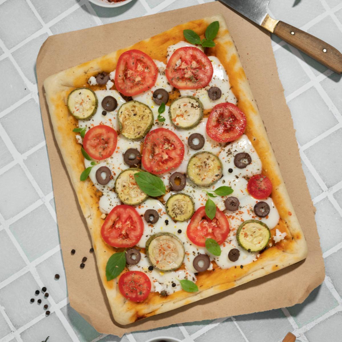 Ilustrasi Pizza Sehat