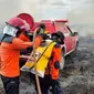 Kondisi Elnino, memicu Kebakaran hutan di Taman Nasional Rawa Aopa Watumohai meningkat drastis selama 2023.