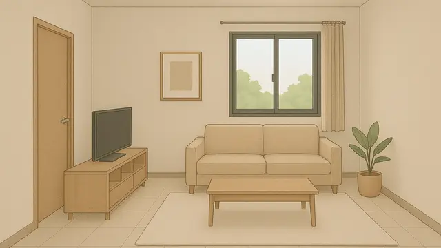 Denah Rumah Minimalis (Created by AI)