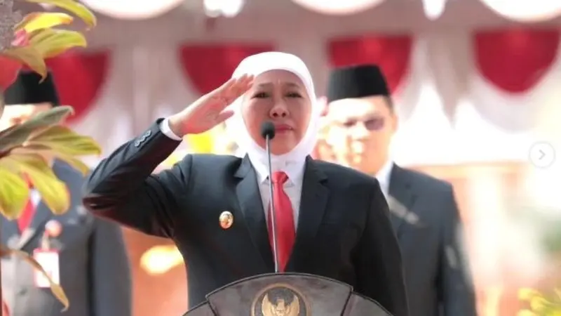 Gubernur Jatim Khofifah Indar Parawansa. (Istimewa)