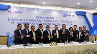 Pemaparan Kinerja Keuangan Triwulan II Tahun 2019 PT Bank Rakyat Indonesia (Persero) Tbk di Gedung BRI 1 - Lantai 21, Jakarta, Rabu (14/8).