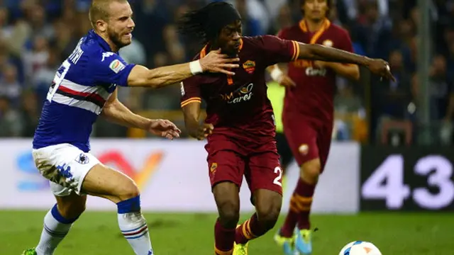 Pemain Buangan Arsenal Cetak Gol Perdana di Roma