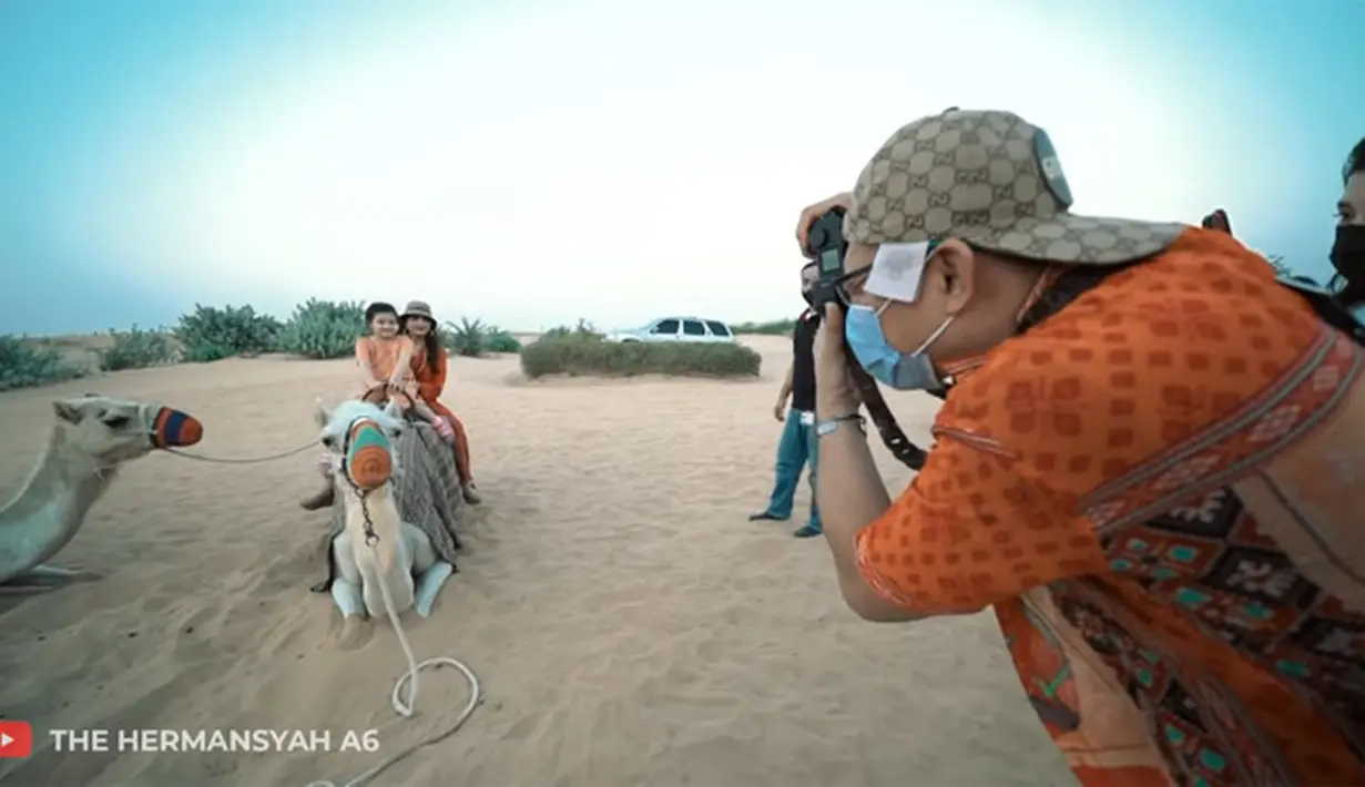 Keluarga Anang Hermansyah dan Ashanty di Dubai (Youtube/The Hermansyah A6)