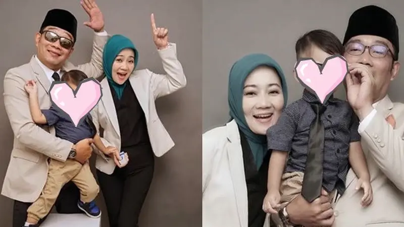 Rekam Momen, Ini 6 Pemotretan Ridwan Kamil Bersama Atalia Praratya dan Arkana