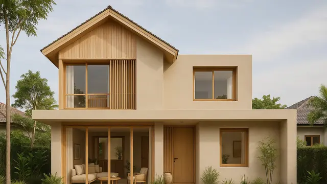 Model Rumah Minimalis Modern 2 Lantai yang Tren di Tahun 2025/Ilustrasi AI
