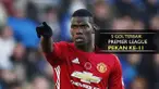 Paul Pogba mencetak satu gol saat Manchester United menang 3-1 atas Swansea.
