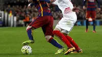 Messi Beraksi, Barcelona dan Sevilla Berbagi Gol di Babak 1