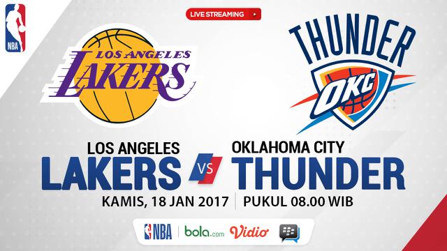 Los Angeles Lakers vs Oklahoma City Thunder