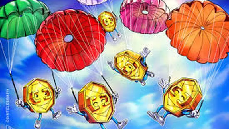 Airdrop crypto.Foto: cointelegraph.com