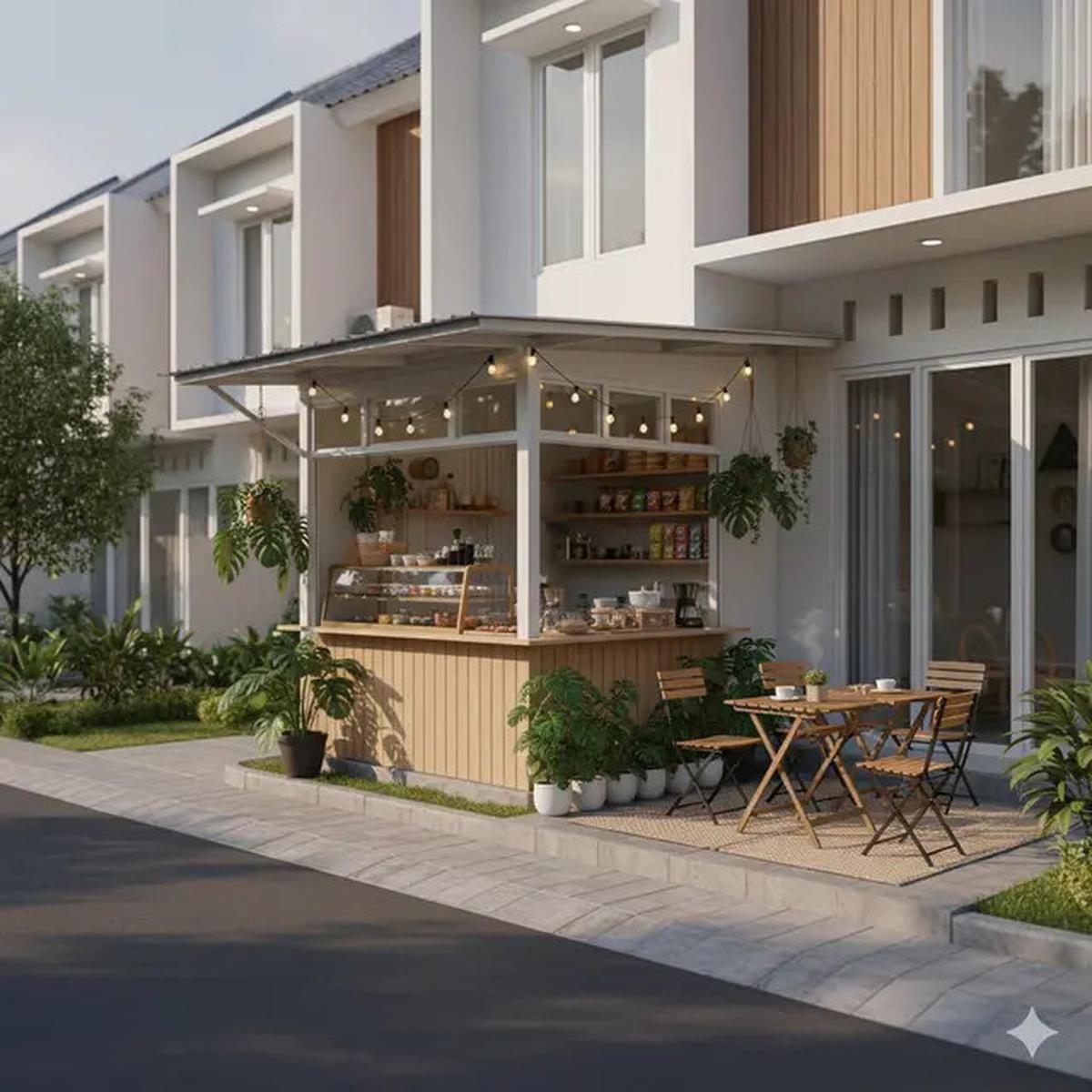 9 Gambar Rumah Minimalis Ada Warungnya, Desain Praktis untuk Keluarga dan Usaha