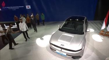Hyundai Ioniq 5 Bakal Jadi Mobil Listrik Pertama Buatan Indonesia (Sekertariat Presiden)