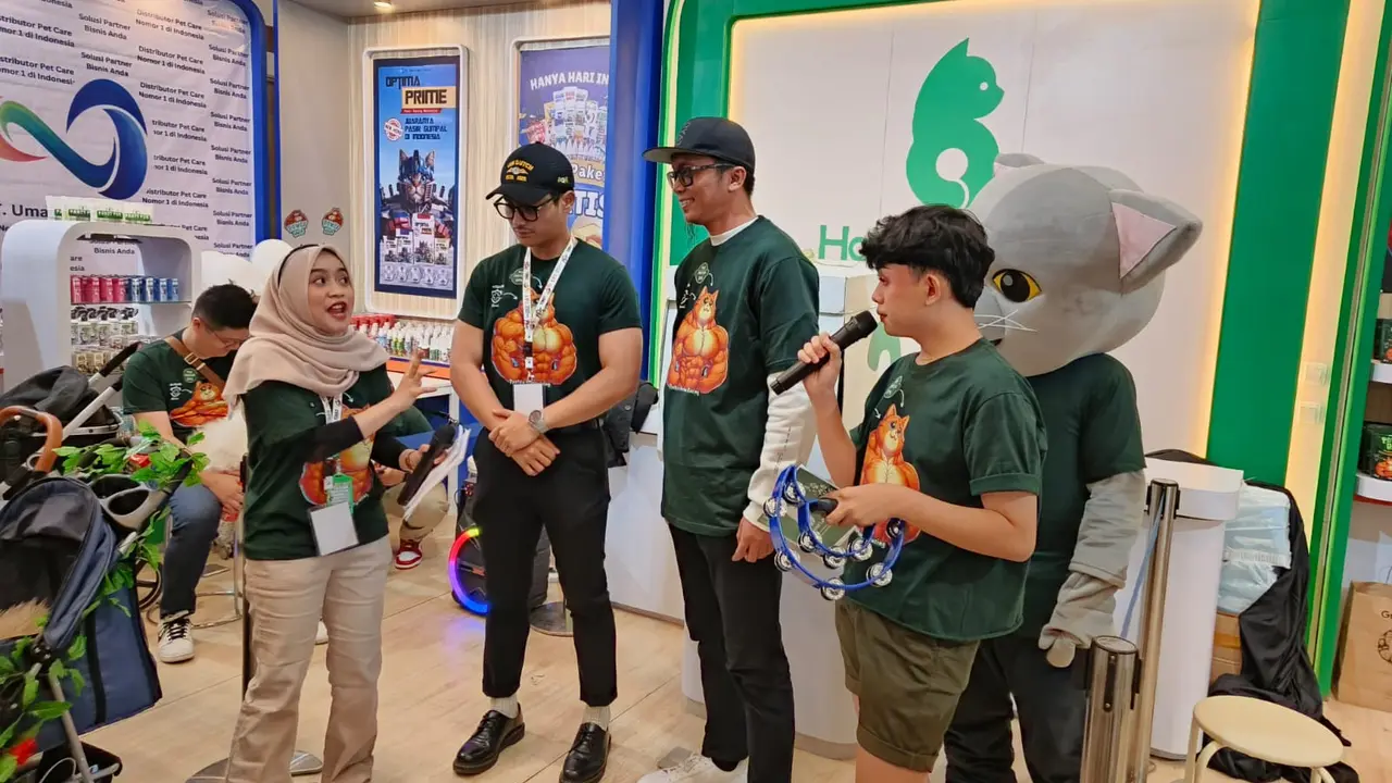 Inovasi Lokal di IIPE 2024, Suplemen Kucing dari Lalat Hitam Dapat Sambutan Hangat