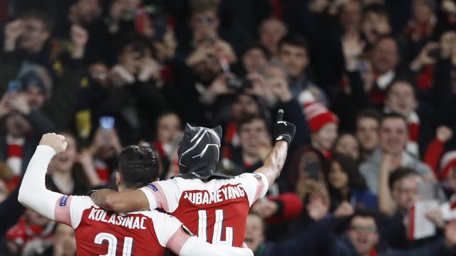 Karakter Marvel Hiasi Selebrasi Aubameyang
