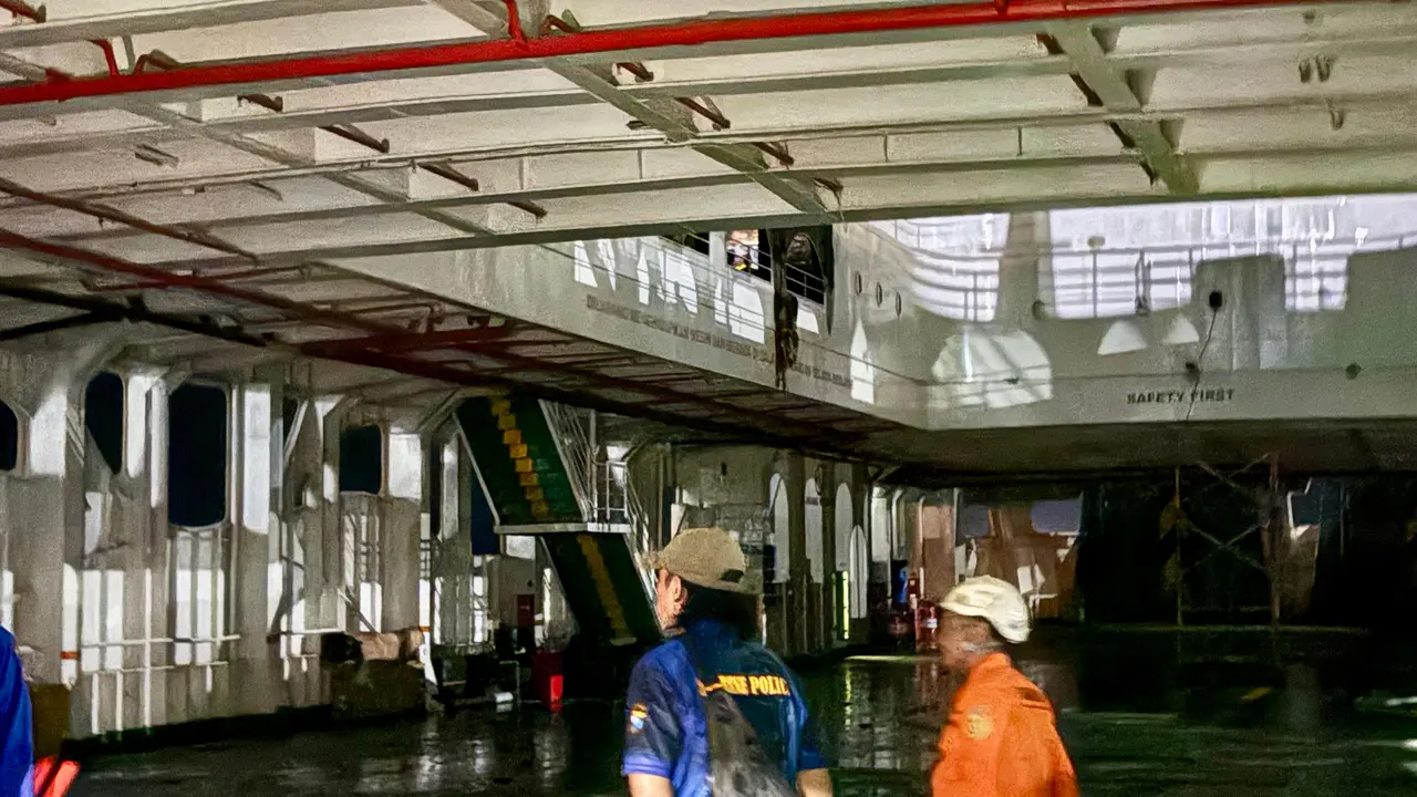 KMP Portlink VII terbakar di Pelabuhan Ketapang Banyuwangi