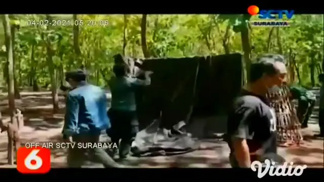 VIDEO: Polisi Bakar Arena Judi Sabung Ayam