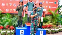 Andalan ZZ Stable: Steven Menayang juara 1 dan Jamal Mewengkang juara 3 kelas Eventing Aragon Kavaleri Cup 2022. (Istimewa)