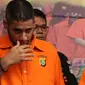 "Dilakukan penangkapan, masuk ke rumahnya, kami lakukan penggeledahan badan. Lalu kami lakukan penggeledahan di kamar D di sebelah," kata Kombes Pol Argo Yuwono, Kabid Humas Polda Metro Jaya di Dir Narkoba Polda Metro Jaya, Sabtu (17/2). (Bambang E Ros)
