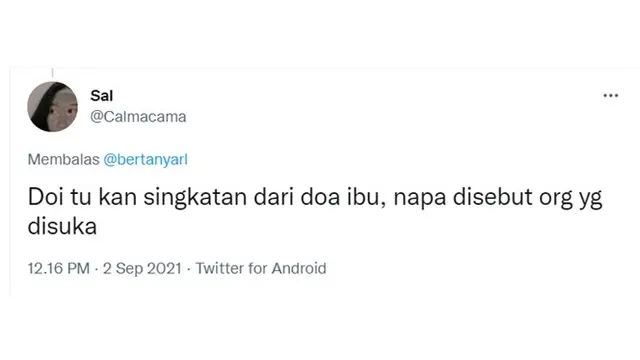 6 Kepanjangan ‘Doi’ ala Netizen Ini Bervariasi, Bikin Geleng Kepala