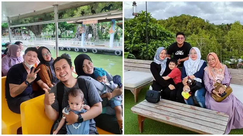 6 Potret Romantis Andika Kangen Band dan Istri Selama Honeymoon, Bertemu Fans