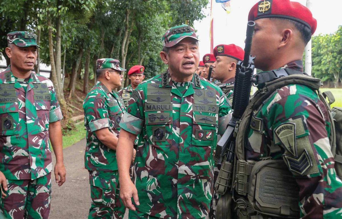 FOTO: Tegas! Kasad Maruli Simanjuntak Ingatkan Mental dan Disiplin Kunci Kemenangan di AARM 2025
